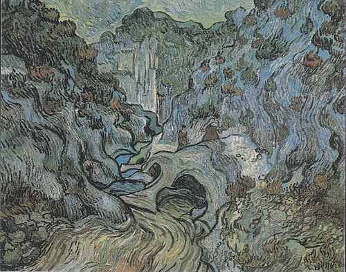 Les Peiroulets Ravine, 1889, Vincent van Gogh