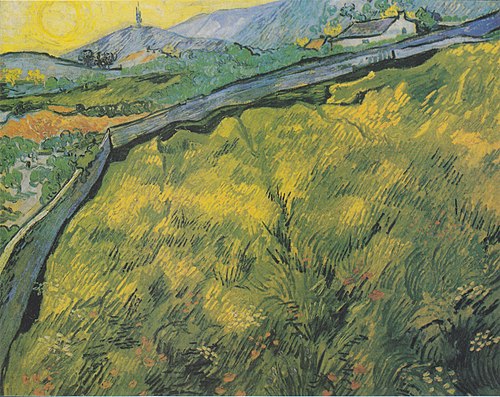 Field of Spring Wheat at Sunrise, 1889, Vincent van Gogh