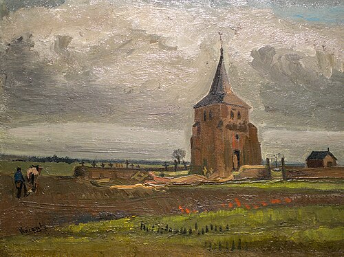 The Old Tower at Nuenen, 1884, Vincent van Gogh