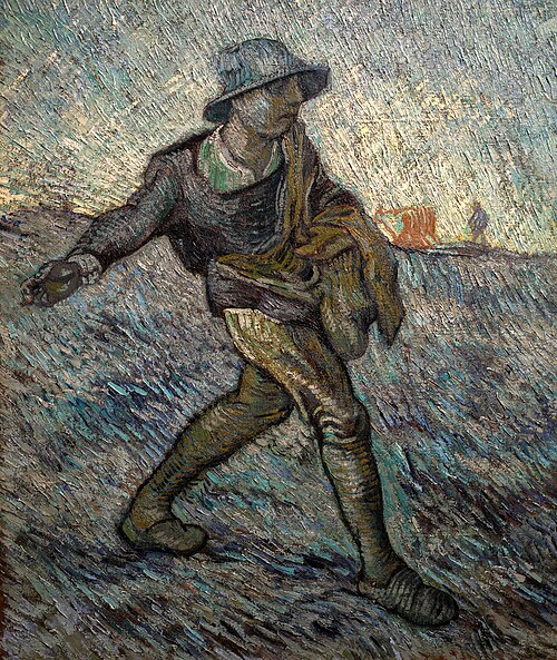 The Sower (after Millet), 1889, Vincent van Gogh