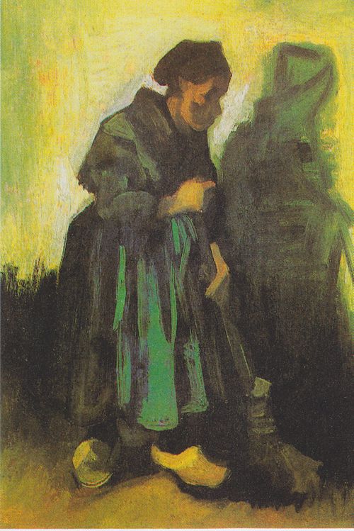 Woman with a Broom, 1885, Vincent van Gogh