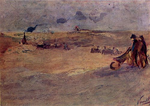 Landscape with Dunes and Figures, 1882, Vincent van Gogh