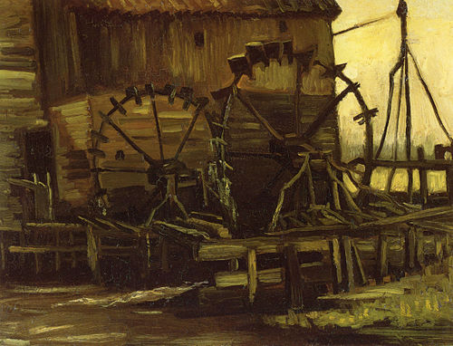 Water Mill at Gennep, 1884, Vincent van Gogh