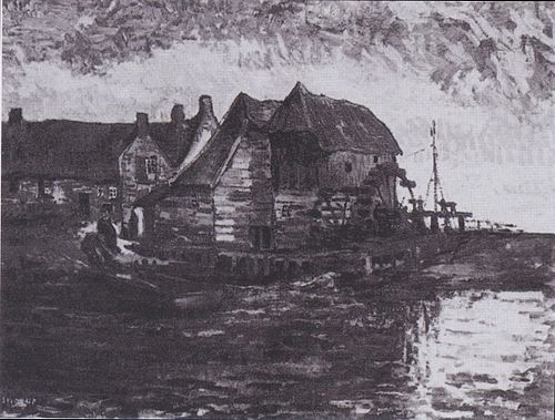 Water Mill at Gennep, 1884, Vincent van Gogh