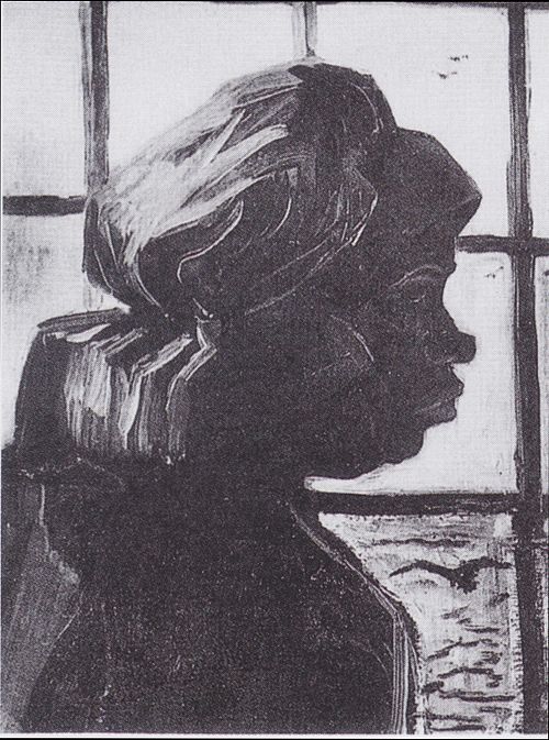 Peasant Woman, Seen against the Window, 1885, Vincent van Gogh