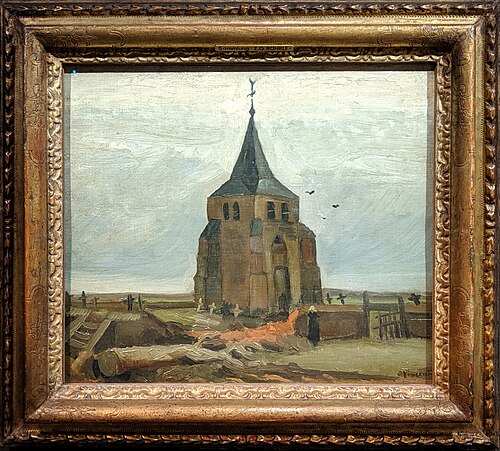 Le Vieux Clocher, 1884, Vincent van Gogh