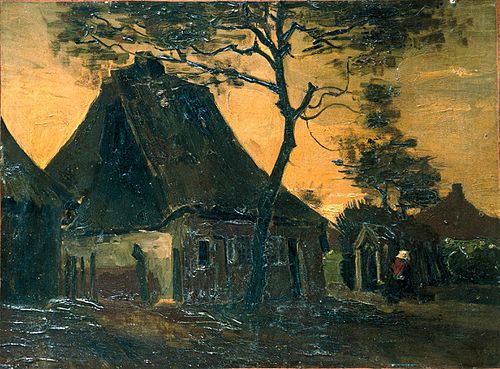 Cottage with Trees, 1885, Vincent van Gogh