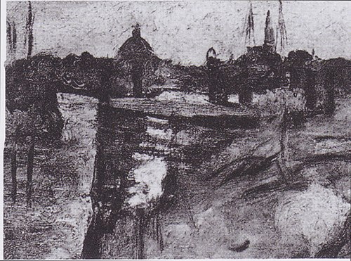 City View of Amsterdam, 1885, Vincent van Gogh