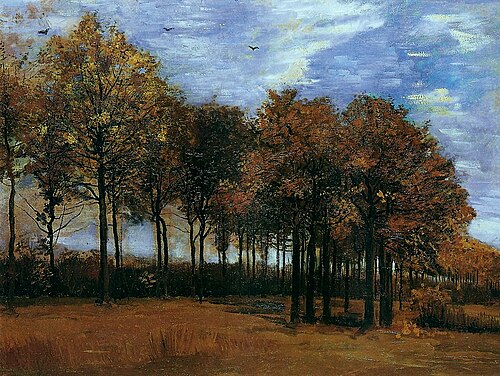 L'Allée en Automne, 1885, Vincent van Gogh