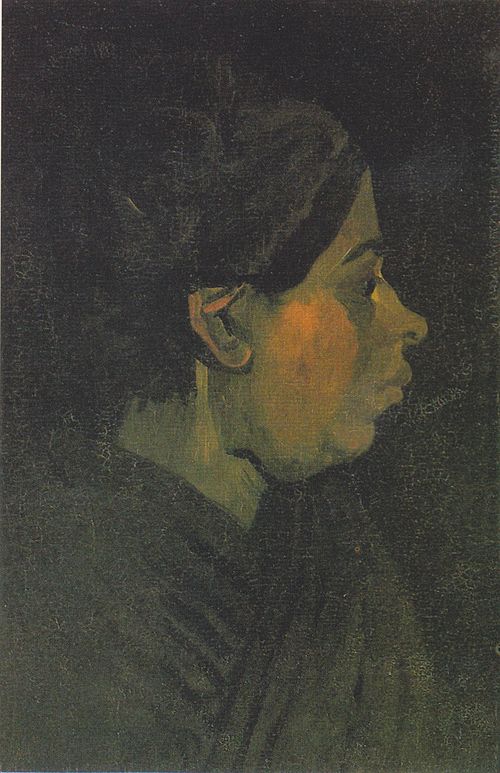 Head of a Peasant Woman, 1885, Vincent van Gogh