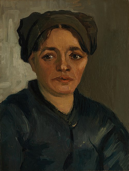 Head of a Peasant Woman, 1884, Vincent van Gogh