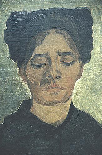 Tete de jeune paysanne, 1880, Vincent van Gogh