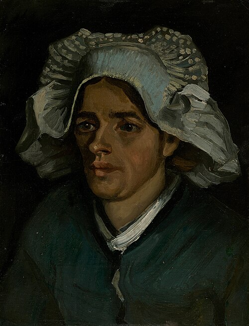 Head of a Peasant Woman, 1885, Vincent van Gogh