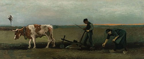 Potato Planting, 1884, Vincent van Gogh
