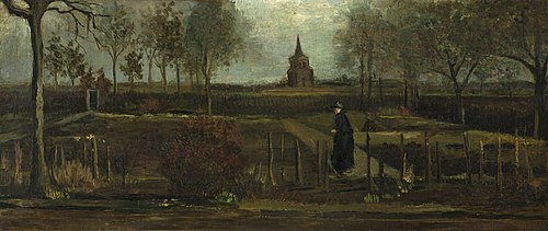 Le Jardin du presbytère de Nuenen au printemps, 1884, Vincent van Gogh