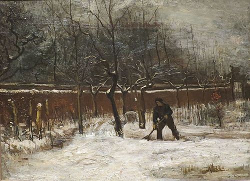 Winter (The Vicarage Garden under Snow), 1885, Vincent van Gogh
