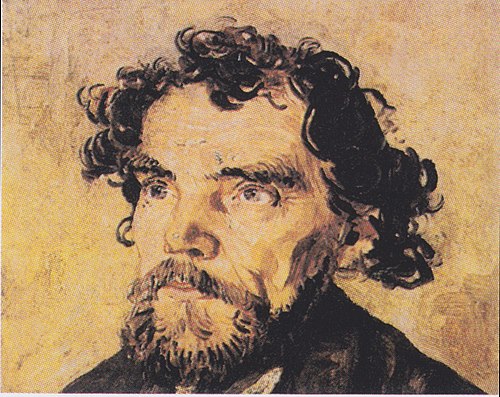 Portrait of a male person, 1887, Vincent van Gogh