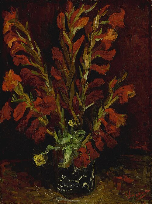 Nature Morte: Vase aux Glaïeuls, 1886, Vincent van Gogh