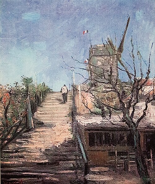 Windmill on Montmartre, 1886, Vincent van Gogh