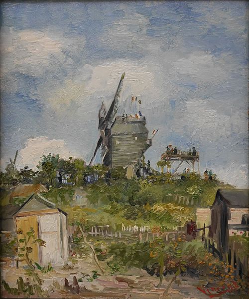 Le Moulin de la Galette, 1886, Vincent van Gogh