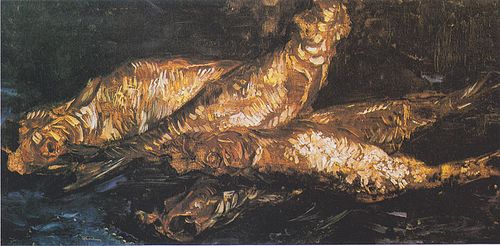 Still Life with Bloaters, 1886, Vincent van Gogh