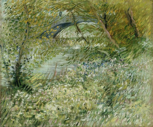 River Bank in Springtime, 1887, Vincent van Gogh