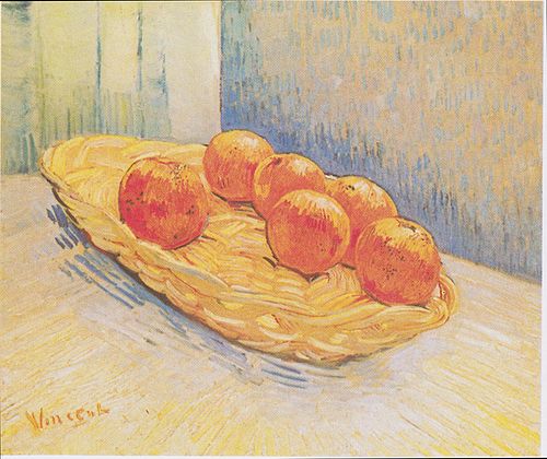 Still Life with Oranges Basket, 1888, Vincent van Gogh