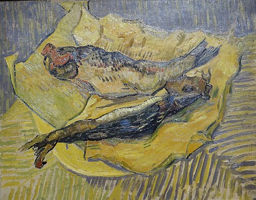 deux harengs, 1889, Vincent van Gogh