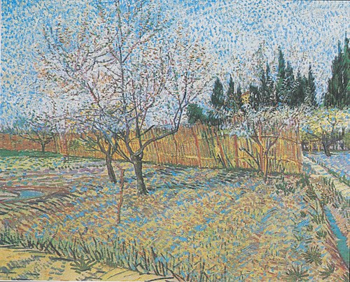 Verger avec cyprès, 1888, Vincent van Gogh