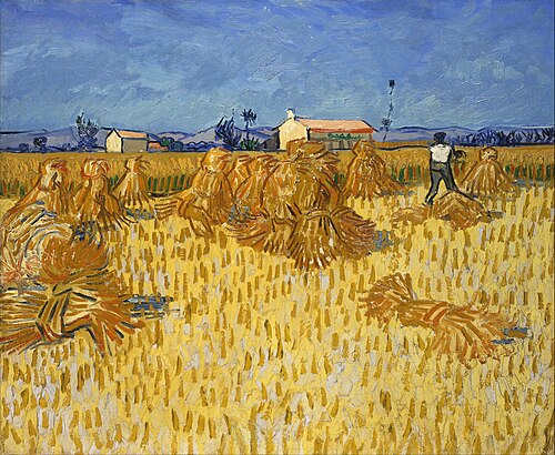 Moisson en Provence., 1888, Vincent van Gogh