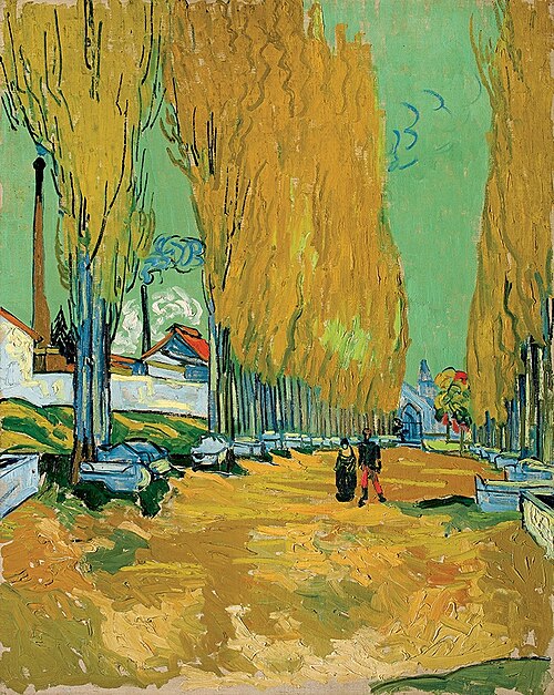 Les Alyscamps, 1888, Vincent van Gogh