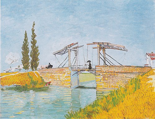 Le pont Langlois à Arles, 1888, Vincent van Gogh