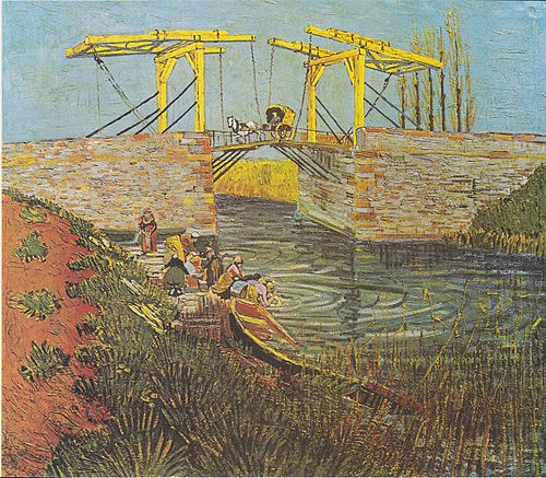 The Langlois Bridge at Arles, 1888, Vincent van Gogh