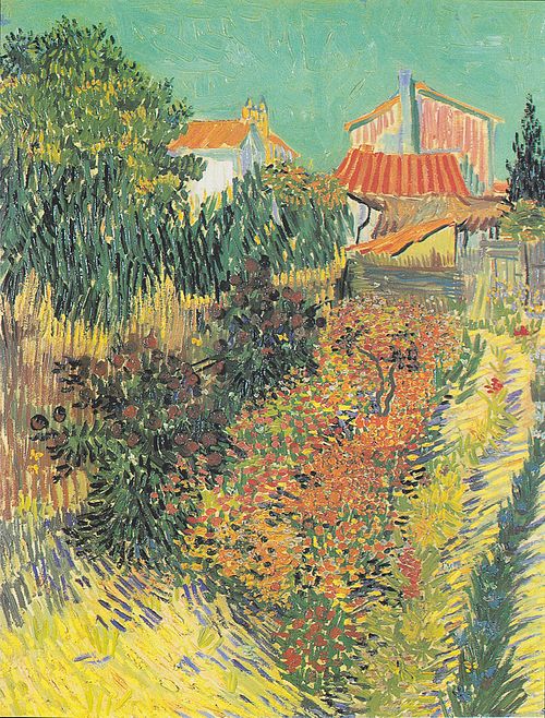 Garden Behind a House, 1888, Vincent van Gogh