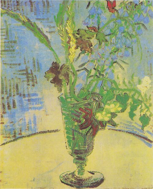 Fleurs dans un verre, 1890, Vincent van Gogh