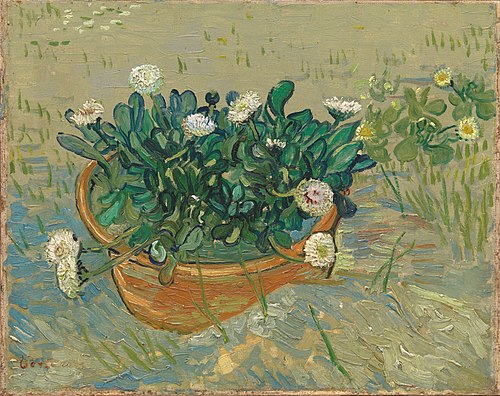 Still Life: Bowl with Daisies, 1888, Vincent van Gogh