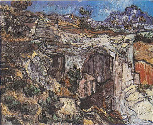 Entrance to a Quarry near Saint-Rémy, 1889, Vincent van Gogh