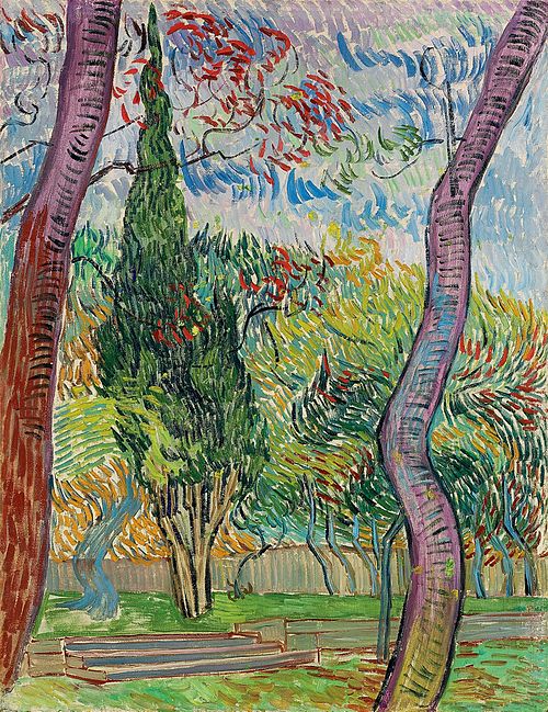 Parc de l'hôpital Saint-Paul, 1889, Vincent van Gogh