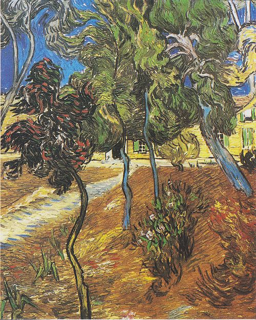 Trees in the Garden of Saint-Paul Hospital, 1889, Vincent van Gogh