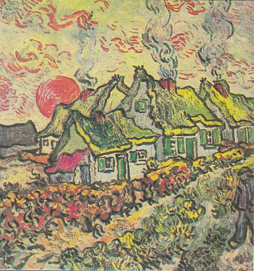 Cottages: Reminiscence of the North, 1890, Vincent van Gogh