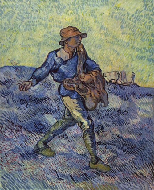 Sower, The (after Millet), 1889, Vincent van Gogh