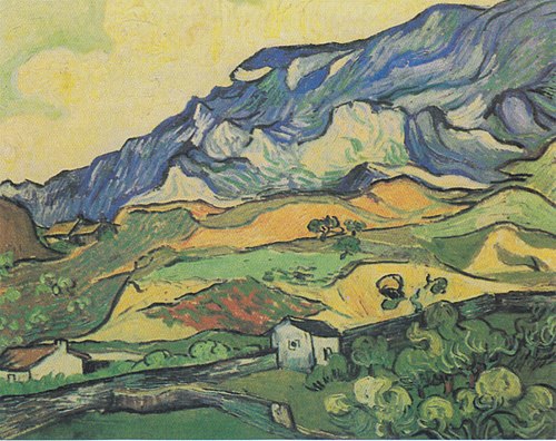 Les Alpilles, 1889, Vincent van Gogh