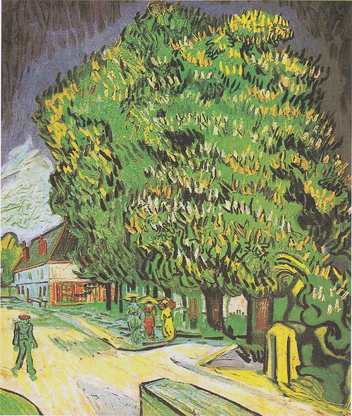 Chestnut Trees in Blossom, 1890, Vincent van Gogh