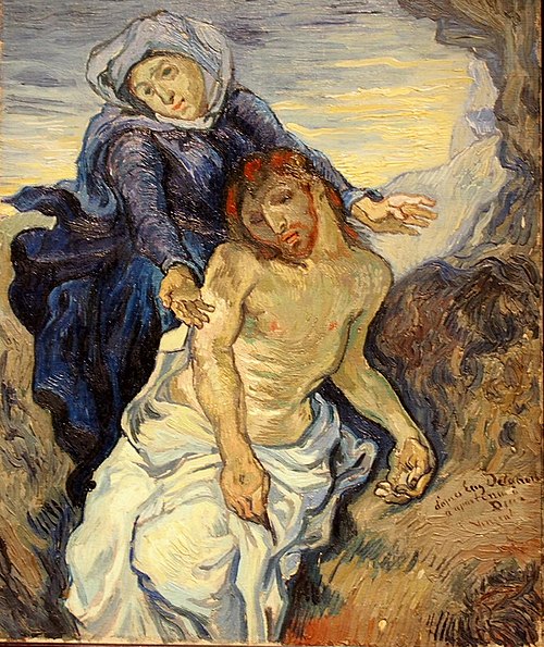 Pietà, 1889, Vincent van Gogh