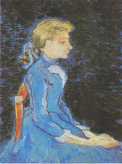 Portrait of Adeline Ravoux, 1890, Vincent van Gogh