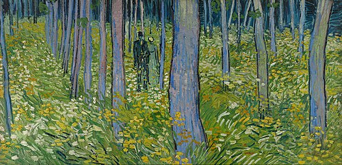 Sous-bois, 1890, Vincent van Gogh