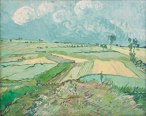 Champs de blé après la pluie, 1890, Vincent van Gogh