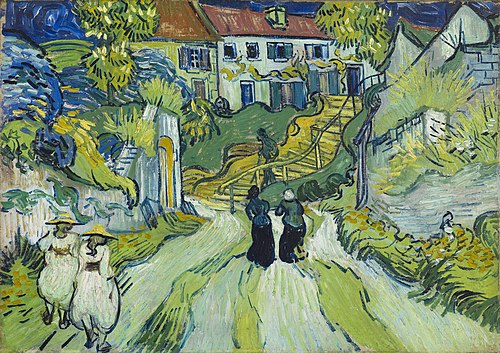 L'Escalier d'Auvers, 1890, Vincent van Gogh