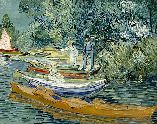 Banque de l'Oise à Auvers, 1890, Vincent van Gogh