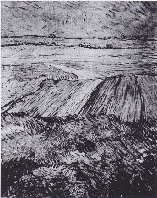 Wheat Fields, 1890, Vincent van Gogh